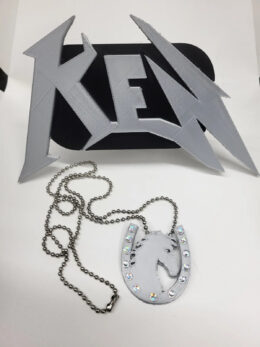 Barbie Ken Necklace and Belt Buckle