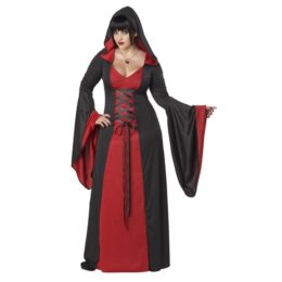 Deluxe Hooded Robe Red | Plus 2X