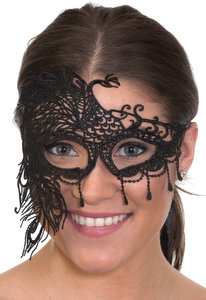 Peacock Lace Mask