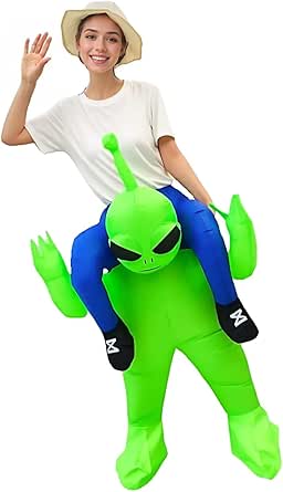 Adult Inflatable Ride on Alien