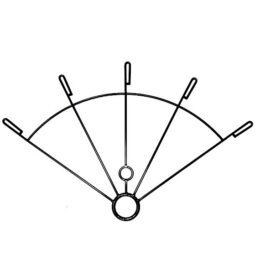 5 Finger Fire Fan Frame (pair)
