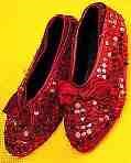 Red Sequin Shoe Covers  Child
