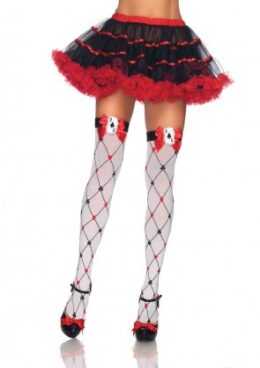 Diamond Card Suit Thigh Highs