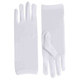 Plus Short Gloves | White