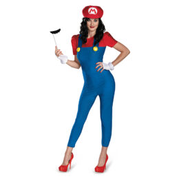Mario Female Deluxe Adult  Medium