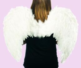 31 Inch Angel Feather Wings | White