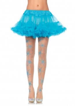 Sheer Snowflake Pantyhose