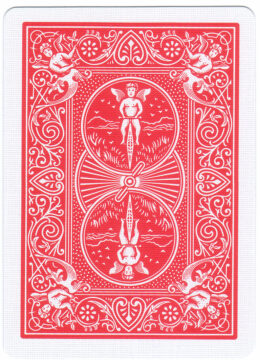 Gaff Card Red Blank Face