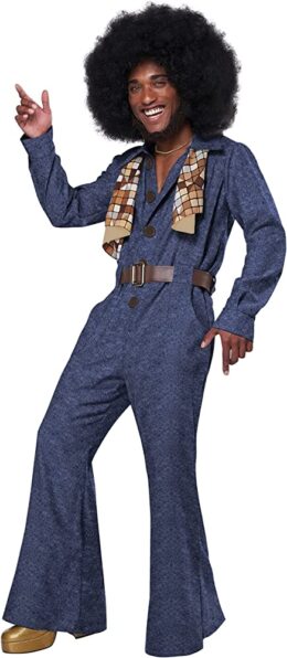 70's Denim Jumpsuit | X-Large