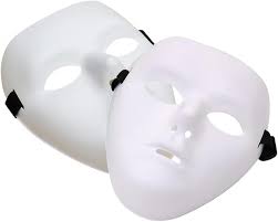 White Blank Mask