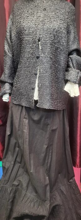 Black Christmas Caroler Dress