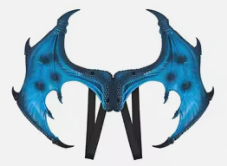 Dragon Wings | Blue and Black