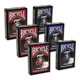 Cards Bicycle Pro Poker Peek Blue