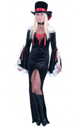 Dracula Velvet Dress XSmall