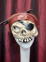 Captain Skull Half Mask