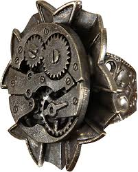 Steampunk Antique Gears Ring