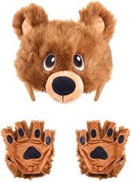 Bear Soft Headband and Paws Kit