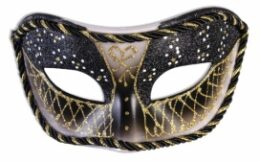 Black and Gold Eye Mask