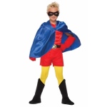 Child Hero Cape Blue