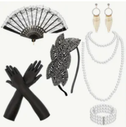 1920's Gatsby Flapper Set