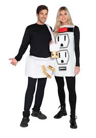 2 Person Plug and Socket Couples Costume