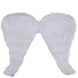 18 Inch White Angel Wings