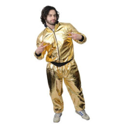 80's and 90's Retro Metallic Gold Suit | Small/Medium