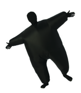 Bulbous Black Inflatable Jumpsuit | Child