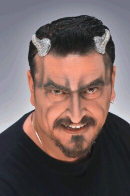 Silver Glitter Devil Ears
