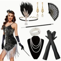1920's Prohibition Flapper Set