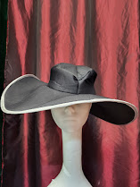 Pimp Hat | Black and Silver