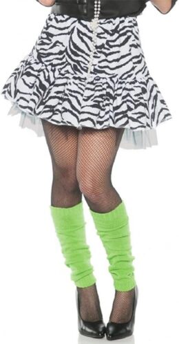 80s Zebra Skirt | Large