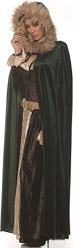 Renaissance Cape with Hood | Green