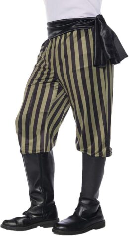 Green and Black Pirate pants | Plus