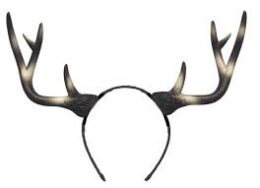 Deer Horns | Grey and Black