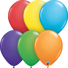 Qualatex 5 inch Round | Bright Assorted