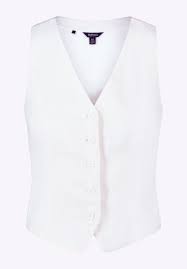 White Poker Dealer Vest | Large/X-Large