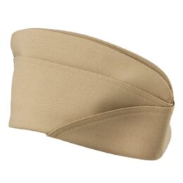 Beige and Green Military Side Cap