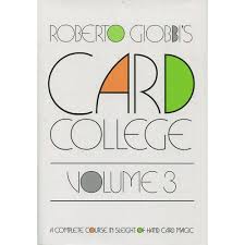 Card College Volume 3 by Roberto Giobbi  Book