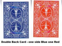 Gaff Card Double Back Red/Blue