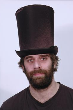 Satin Victorian Coachman hat
