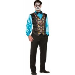 Day of the Dead Vest  Adult