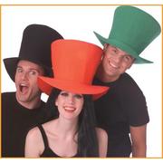 Fabric Top Hat  Black