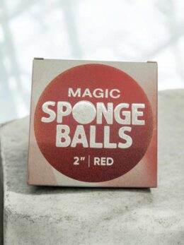 2" | 4 Ultra Soft Sponge Balls | RED | BY MURPHYS MAGIC