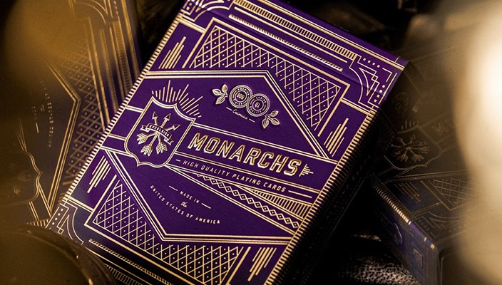Monarch Playing Cards by THEORY 11 Purple
