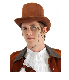 Monocle  Clear, gold framed
