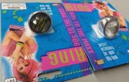 80s Rocker Ring Tiger striped