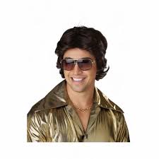 70's Feathered and Flashy  | Dark Brown