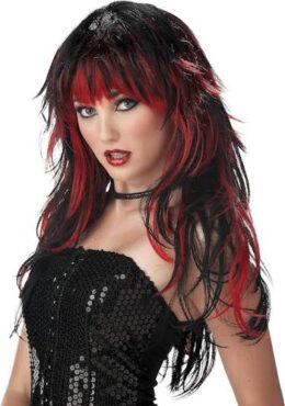 Tempting Tresses | Black and Red